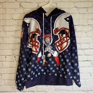 NWOT Men’s New England Patriots Hoodie Sweater Sz M